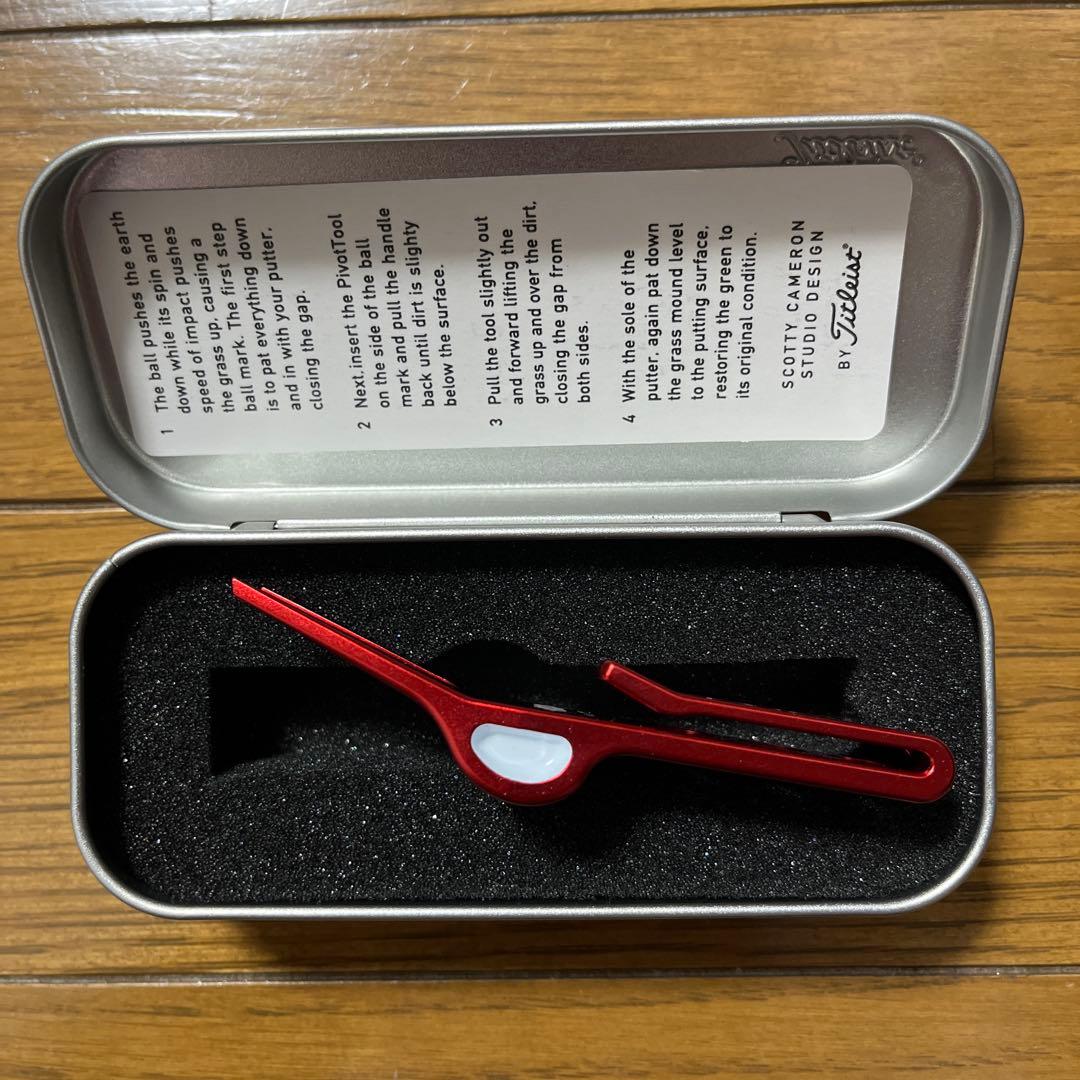 SCOTTY CAMERON グリーンフォーク 赤 ケース付き
