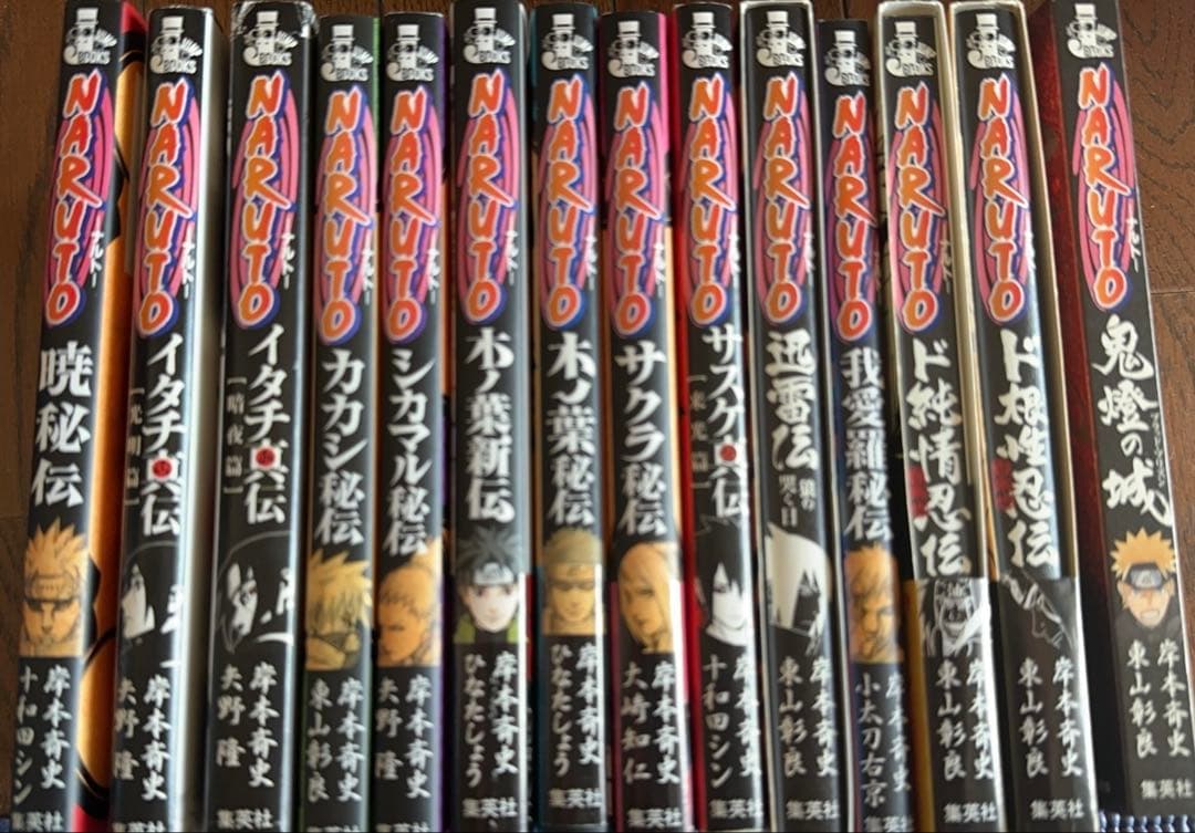NARUTO 全72巻帯付き多数＋外伝＋秘伝・真伝・小説版 ・未開封サインカード