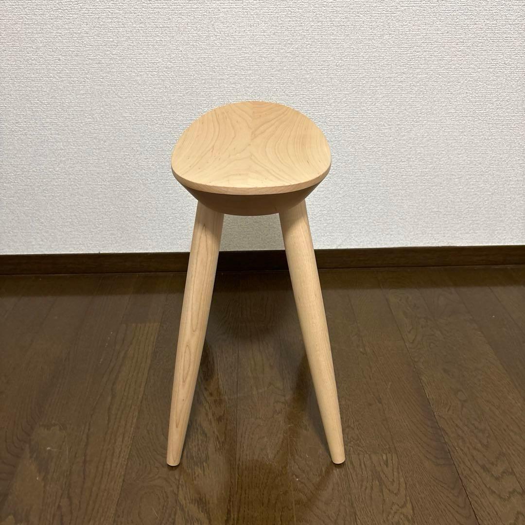 【極美品】cosine エントランス スツール メープル　旭川家具