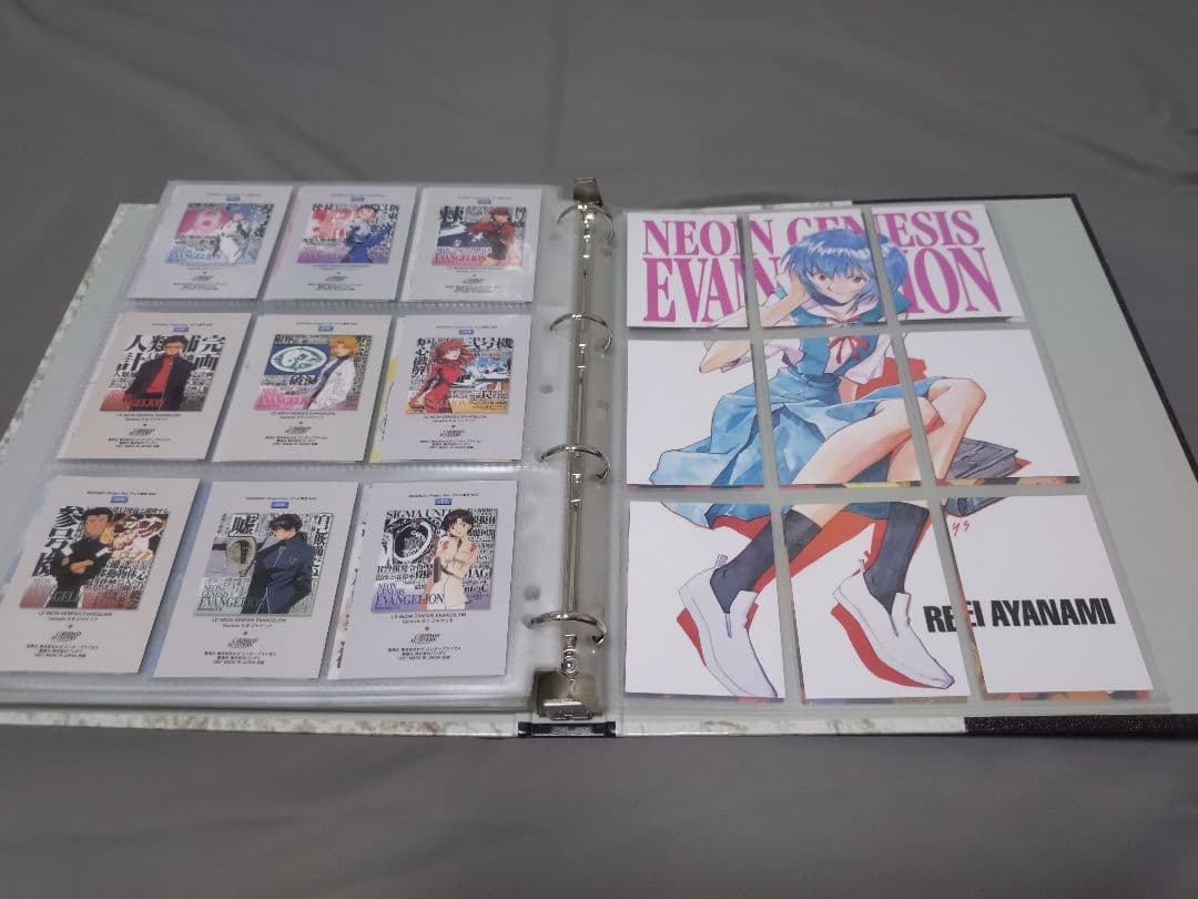 カードダスマスターズ新世紀エヴァンゲリオン第一集＆第二集初版コンプリート