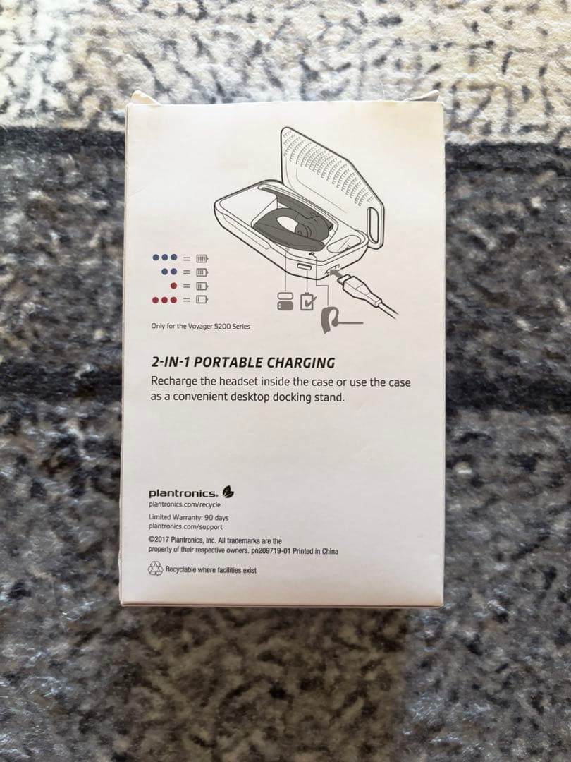 Plantronics Poly voyager 5200 イヤホン付き