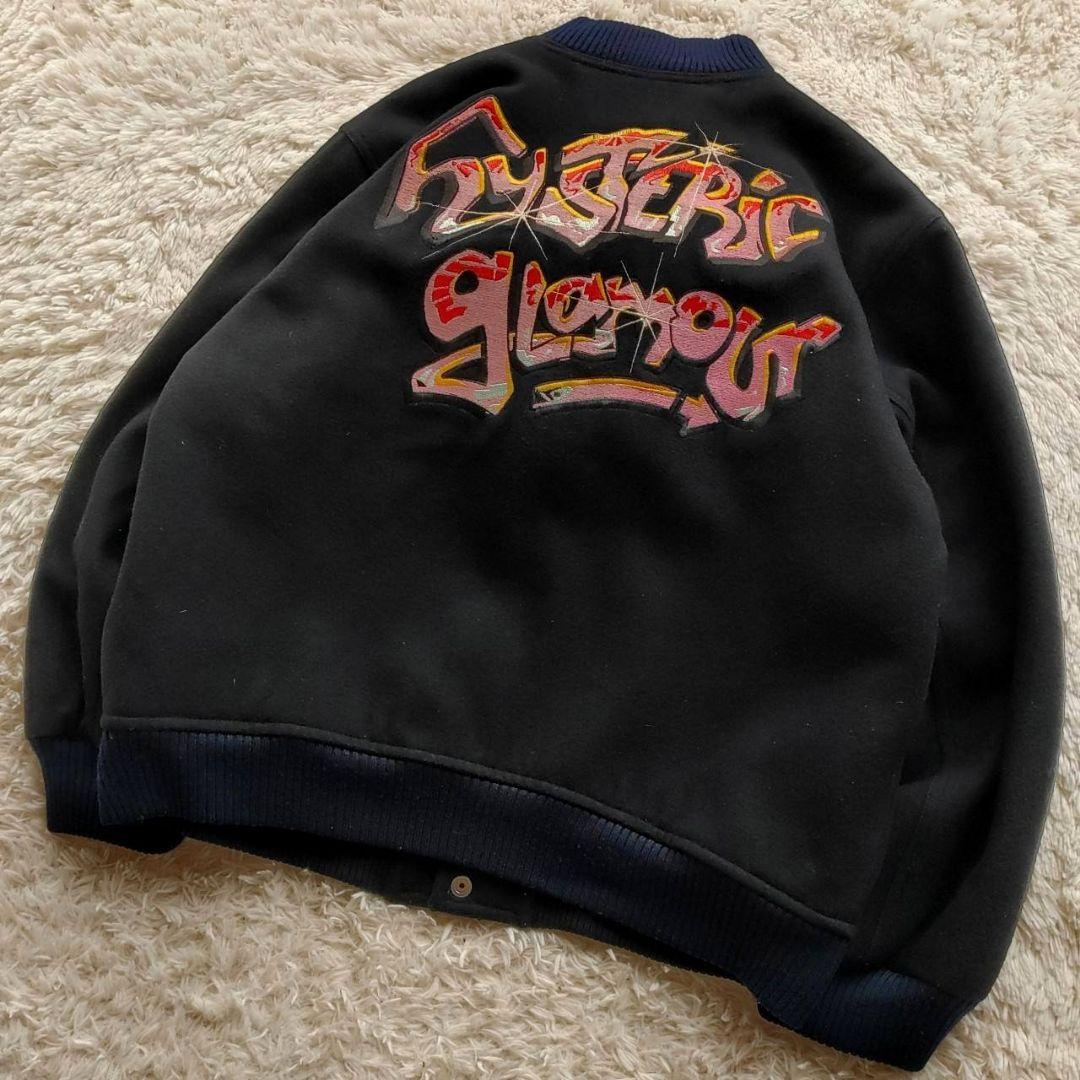 HYSTERIC GLAMOUR 初期 大判刺繍デザイン ウール スタジャン