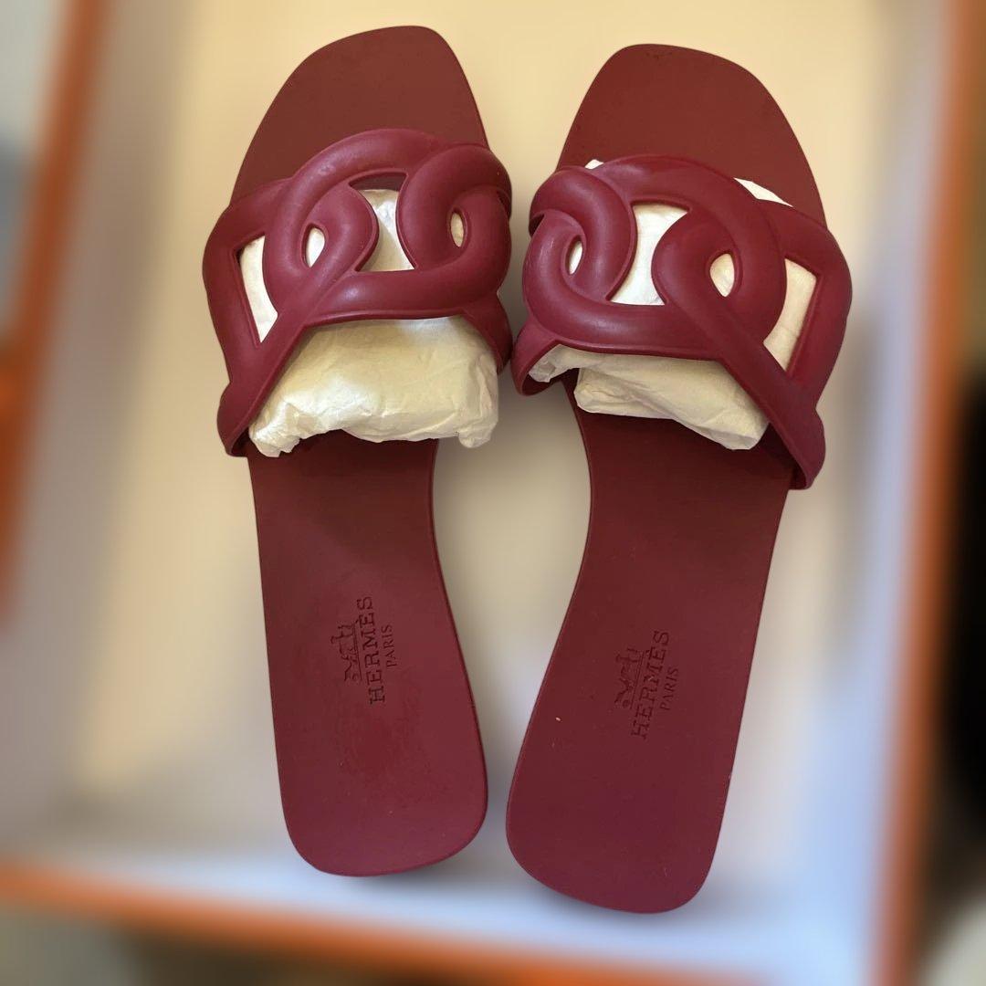 HERMES alohaサンダル 38