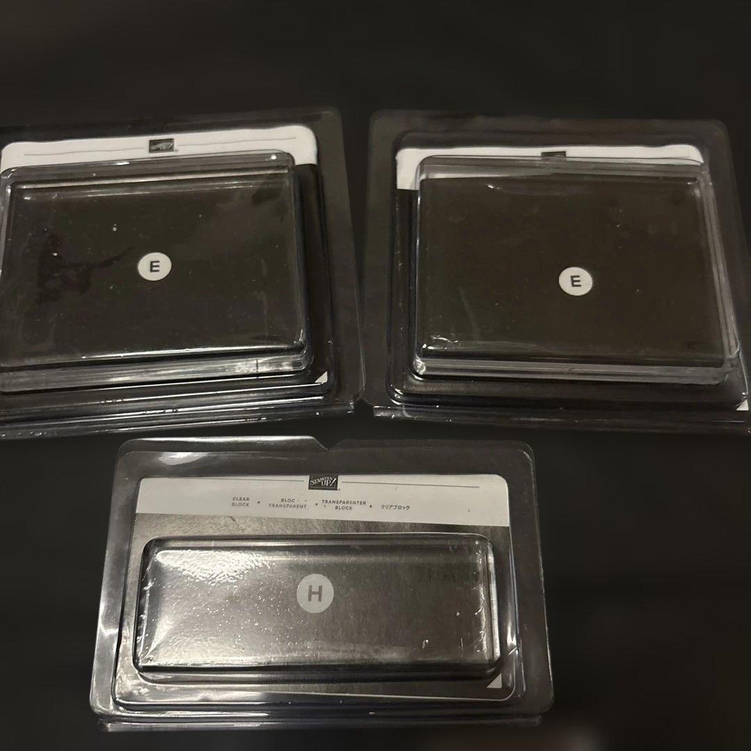 入手困難！　スタンピンアップ　クリアブロック　5種×2=10個セット 未開封