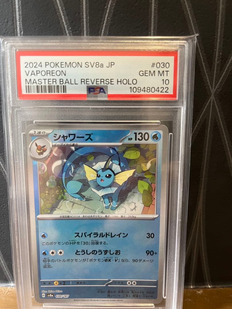 テラスタルフェス　ブイズ　全進化系　PSA10 マスボミラー