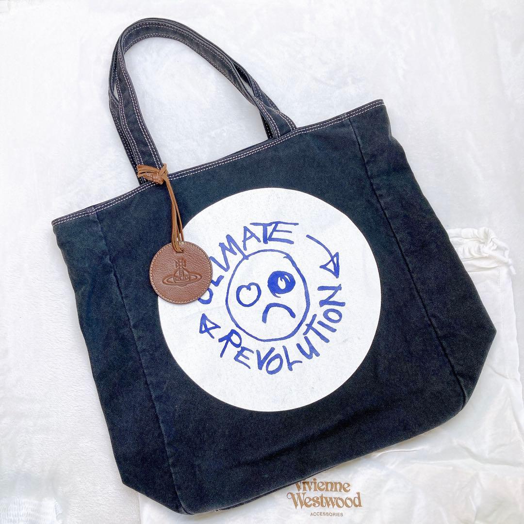 ✨激レア✨ヴィヴィアンウエストウッド トートバッグ キャンバス オーブ ロゴ