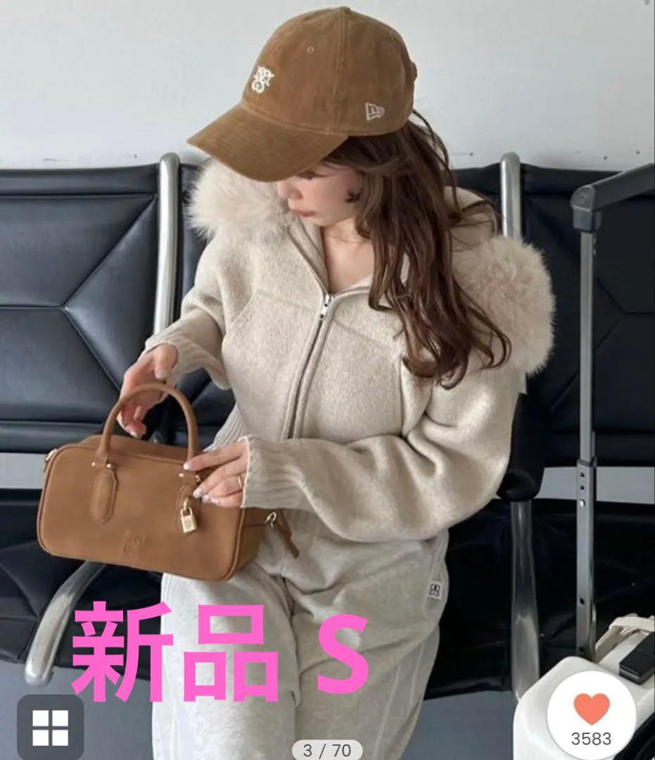 〜25値下げ 新品スナイデル ファーフードパーカー