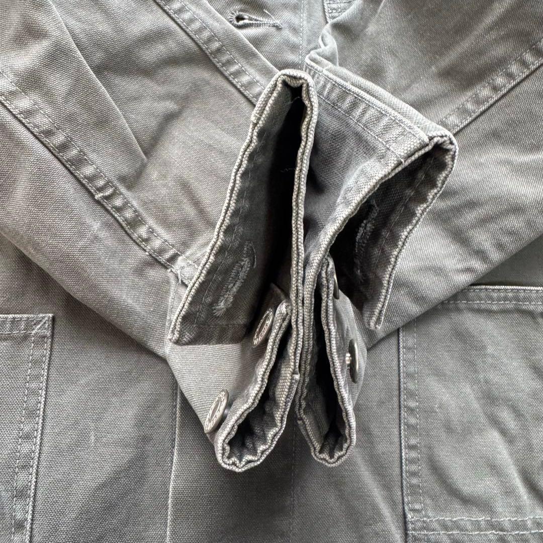 希少 ヘッドポータープラス ダック カバーオール ジャケット カーキ