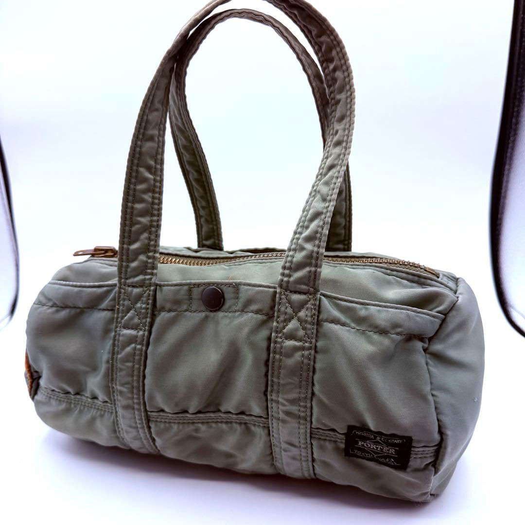 激レア廃盤　PORTER タンカー ハンドバッグ ミニボストン セージグリーン