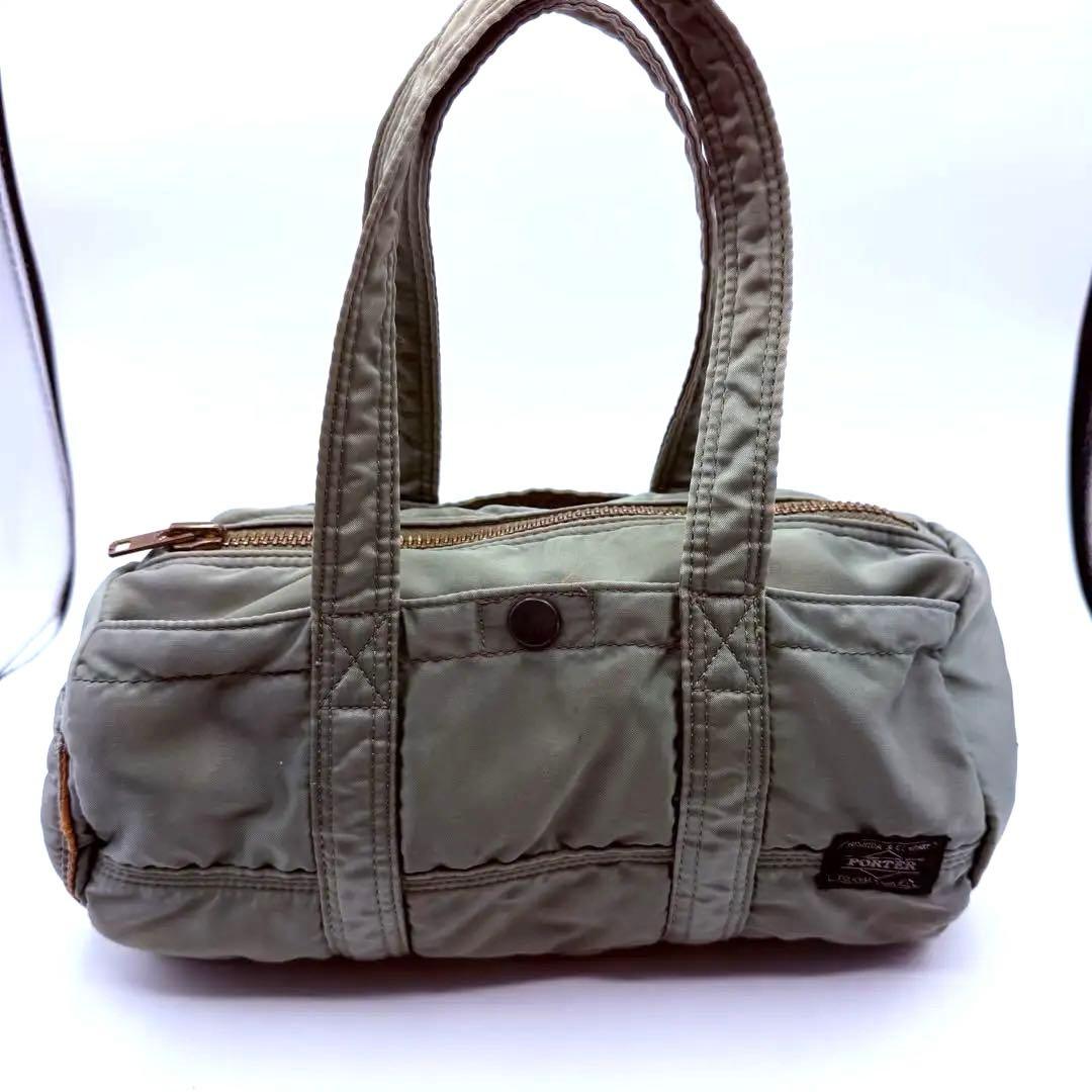 激レア廃盤　PORTER タンカー ハンドバッグ ミニボストン セージグリーン
