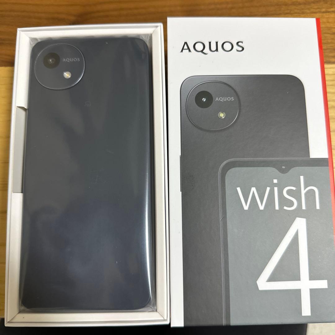 AQUOS wish 4 ブラック 本体
