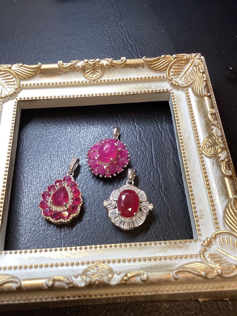 どれみ♬☆*:.。. .。.:*☆❣️ルビーペンダントトップ