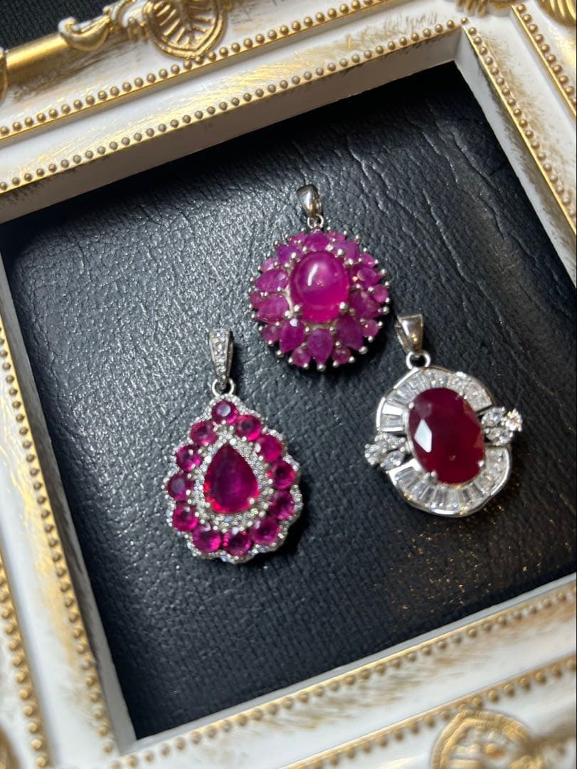 どれみ♬☆*:.。. .。.:*☆❣️ルビーペンダントトップ