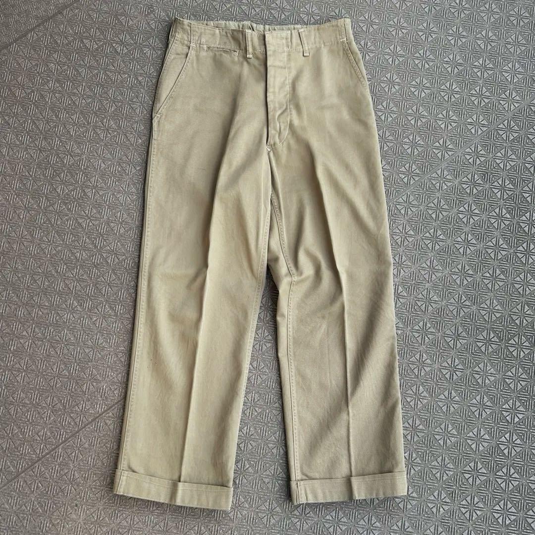 【40s】USMC Chino Trousers チノトラウザーズ グッドサイズ