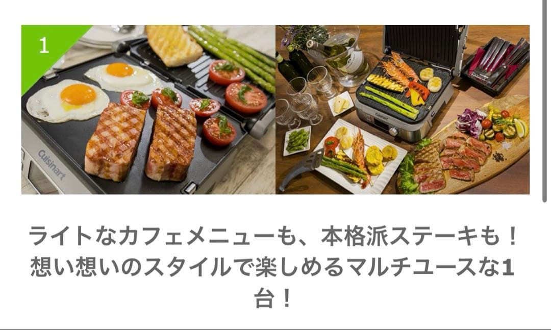 新品 クイジナート マルチグルメプレート たこ焼き ホットプレート GR-5J