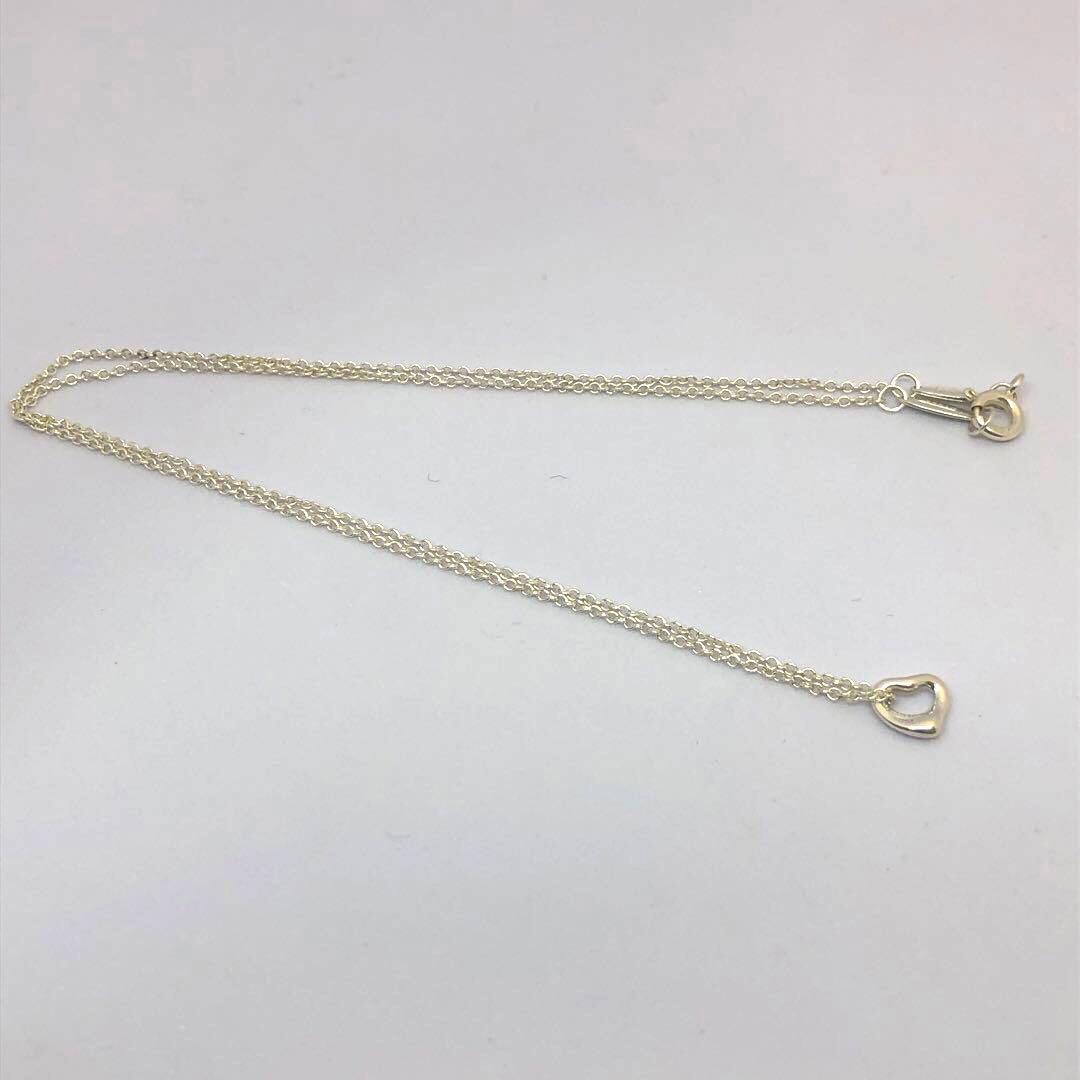 【美品‼︎】ティファニー オープンハート ネックレス オンライン限定 7mm