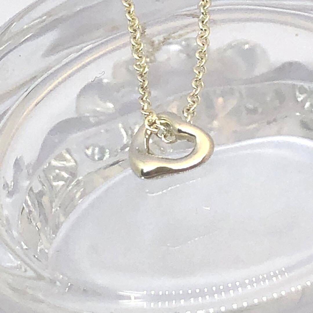 【美品‼︎】ティファニー オープンハート ネックレス オンライン限定 7mm