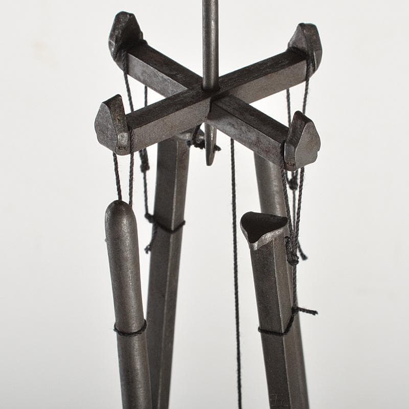 明珍火箸　五十一代　明珍宗之作　火箸風鈴　共箱　V　R6643