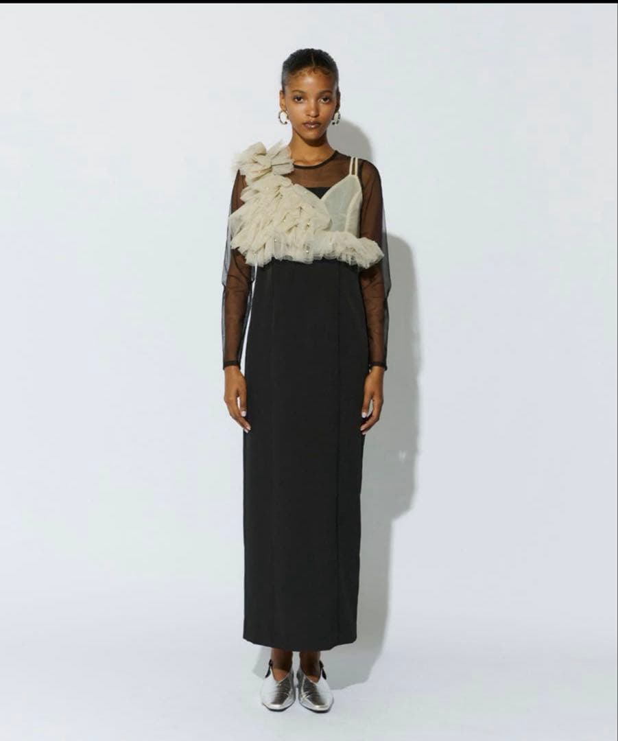 【美品】ANDRESDアンドレスド　Sサイズ　結婚式　お呼ばれドレス　ワンピース