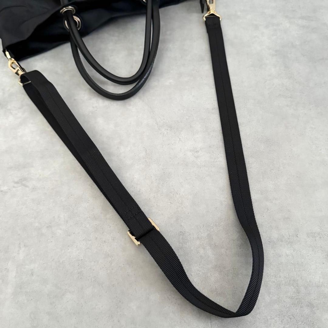 未使用級 VIOLAd’ORO BIANCA トートバッグS 2WAY 黒 軽量