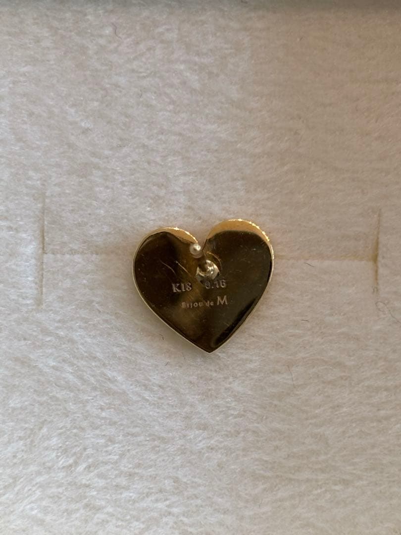 ビジュードエム　ハートピアスYG