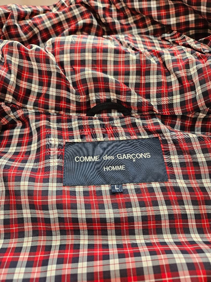 コム・デ・ギャルソン・オム ダウン入りネイビー ダッフルコート