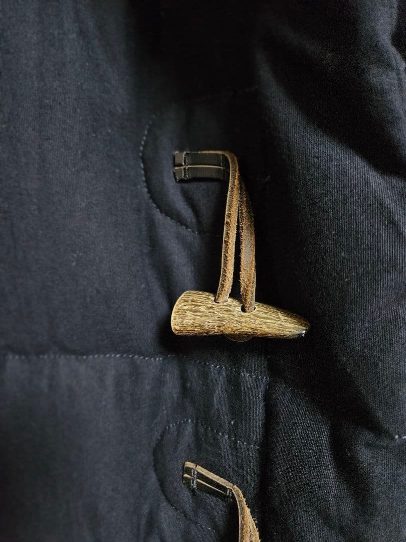 コム・デ・ギャルソン・オム ダウン入りネイビー ダッフルコート