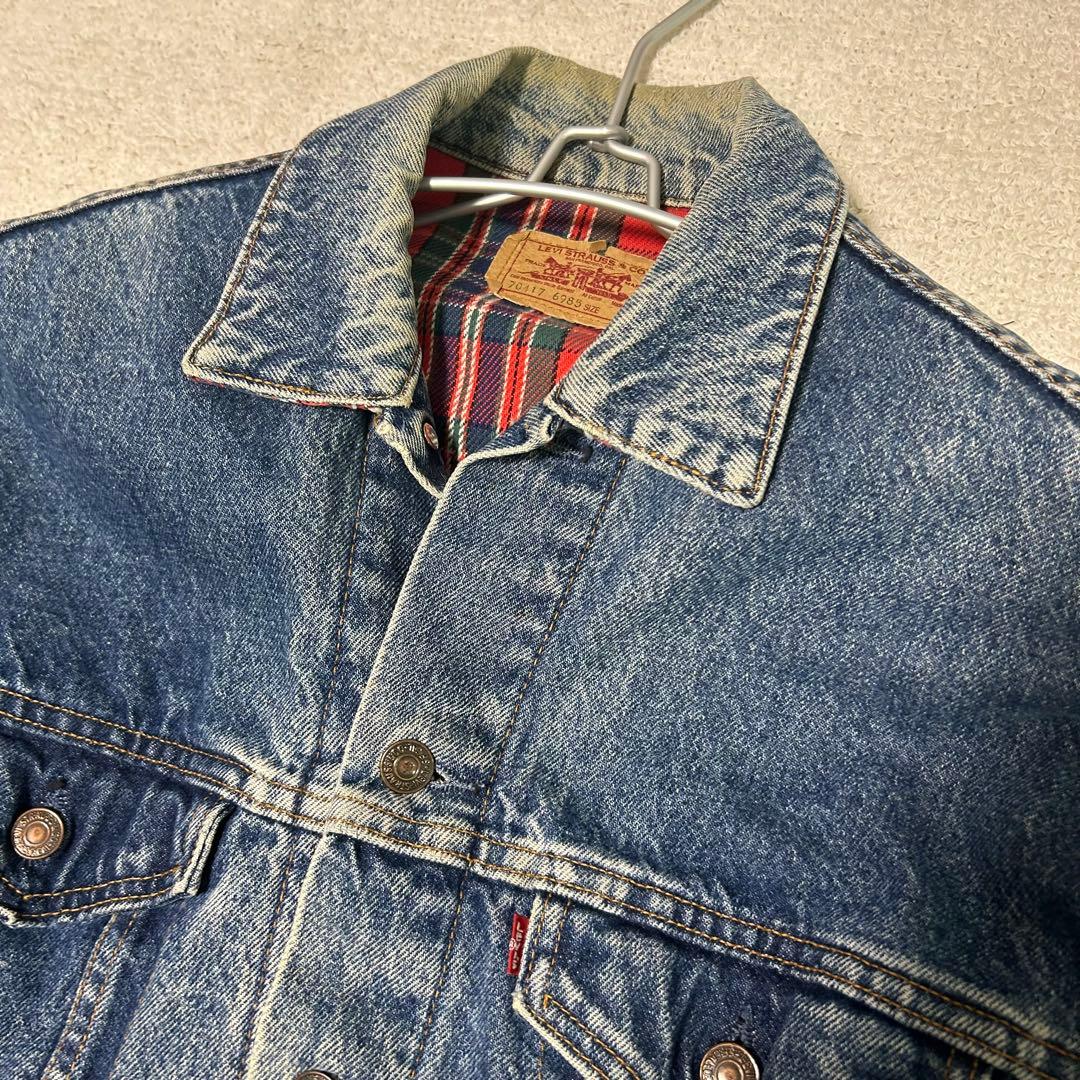 Levi's リーバイス　70417 デニムジャケット　ブランケット付　38㌅