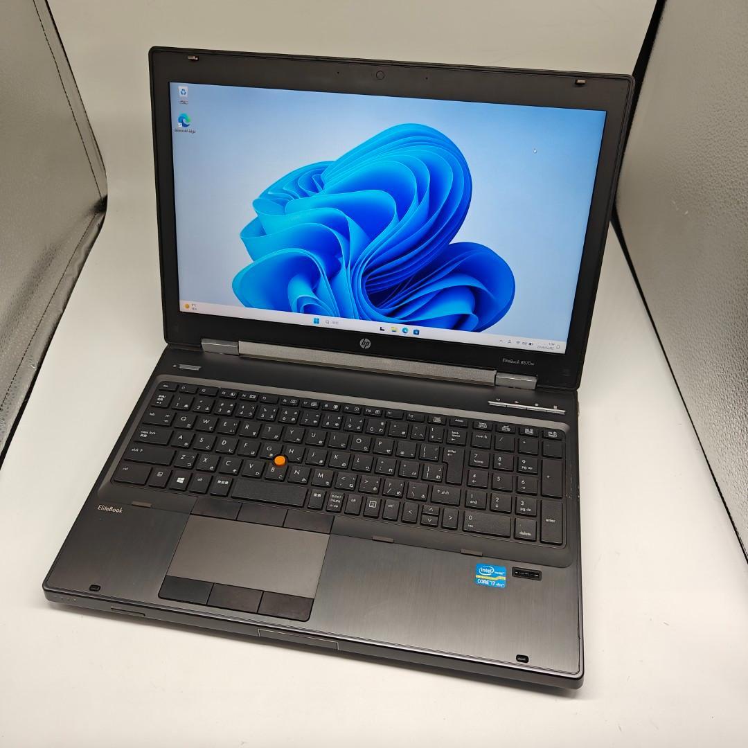 【HP】EliteBook 高速i7 SSD256GB 16GB ノートPC