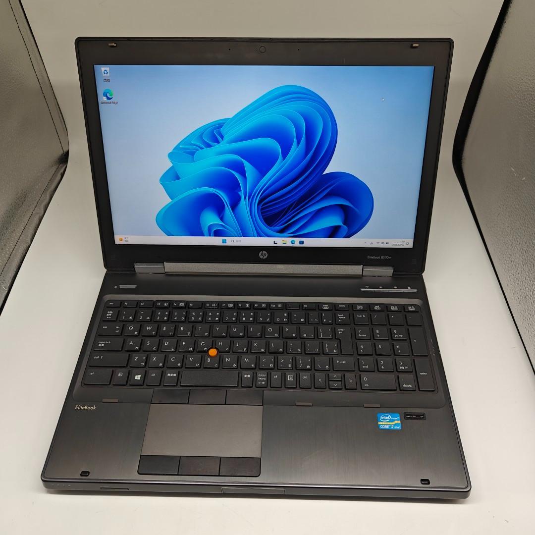 【HP】EliteBook 高速i7 SSD256GB 16GB ノートPC