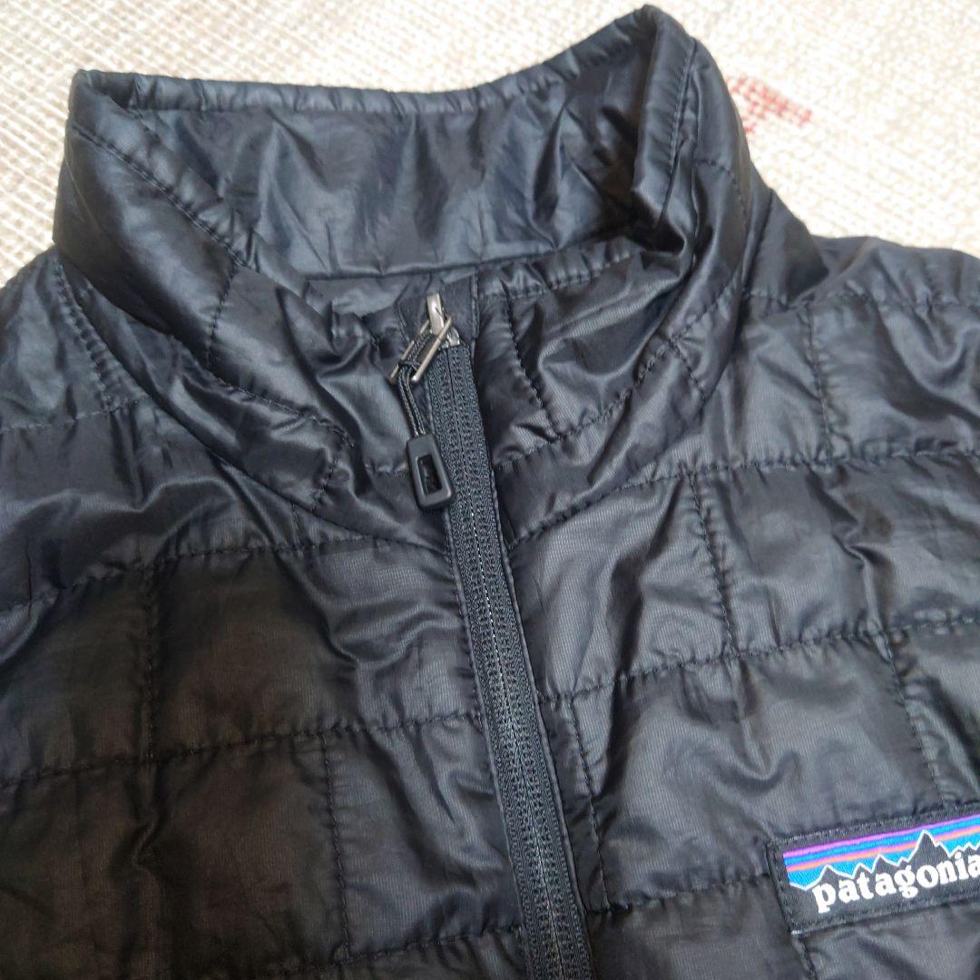 Patagonia ブラック ナノパフ ベスト mensXS