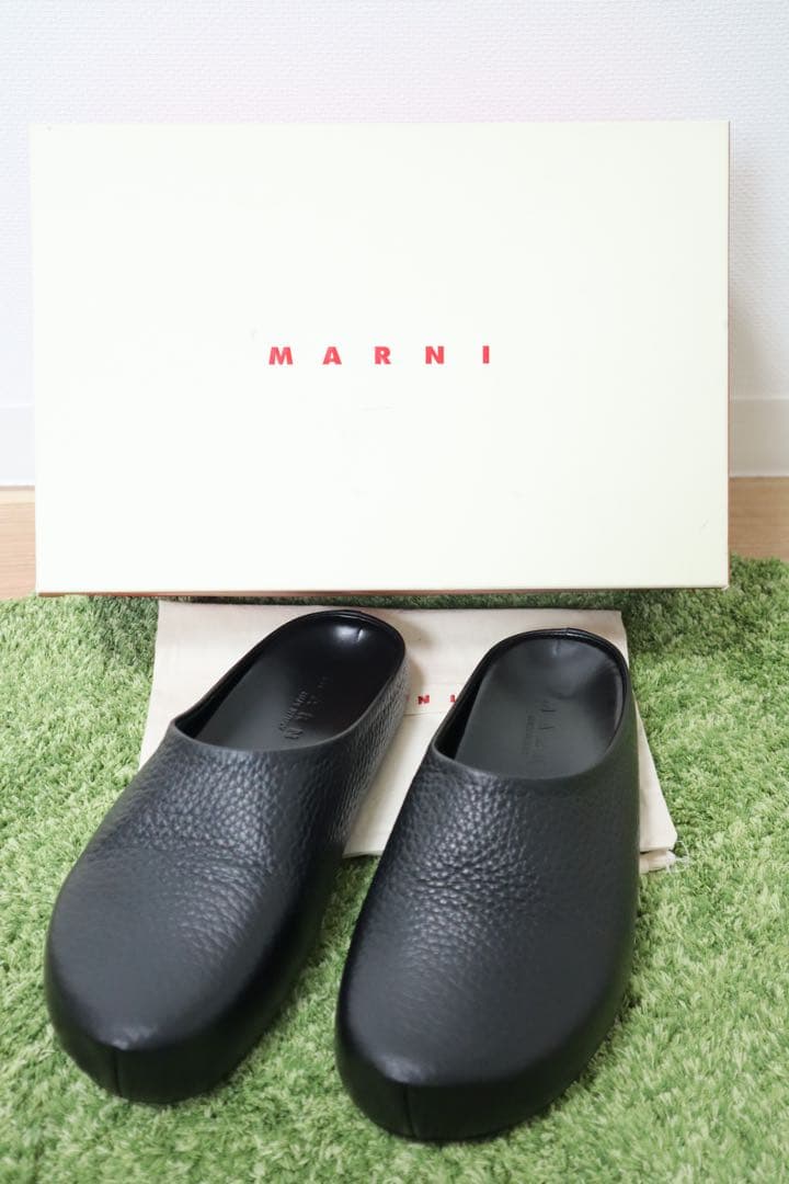 新品　MARNI レザー　サンダル　マルニ　メンズ　シューズ　スニーカー