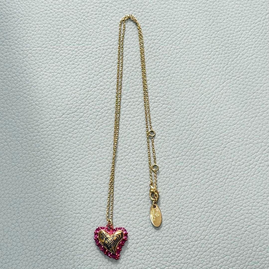 RT-98963専用 オーブ ハート ストーン ゴールド ネックレス