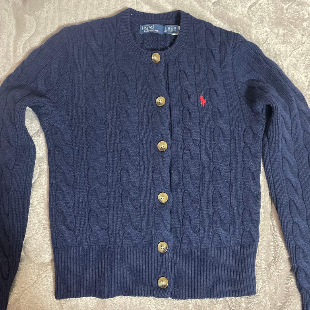 Polo by Ralph Lauren ネイビー カーディガン S