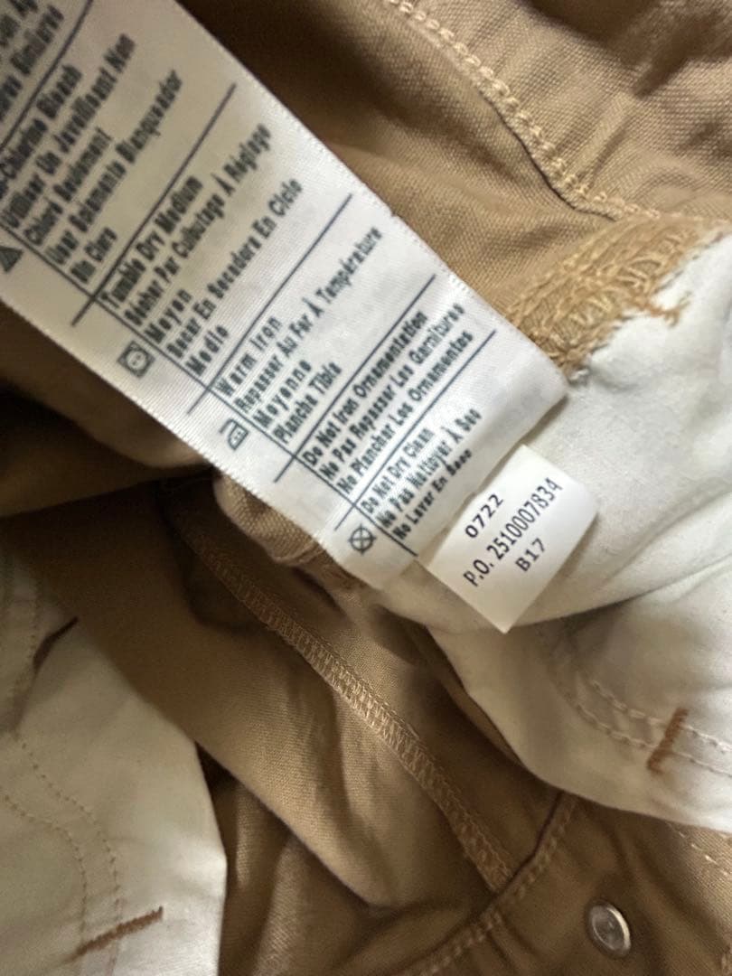 Carhartt/カーハート　キャンバス ワーク ダンガリーパンツ