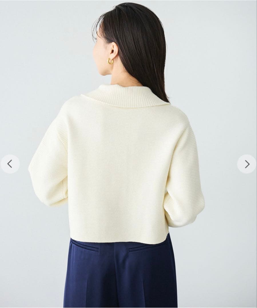 aimeine Wボタンニットジャケット