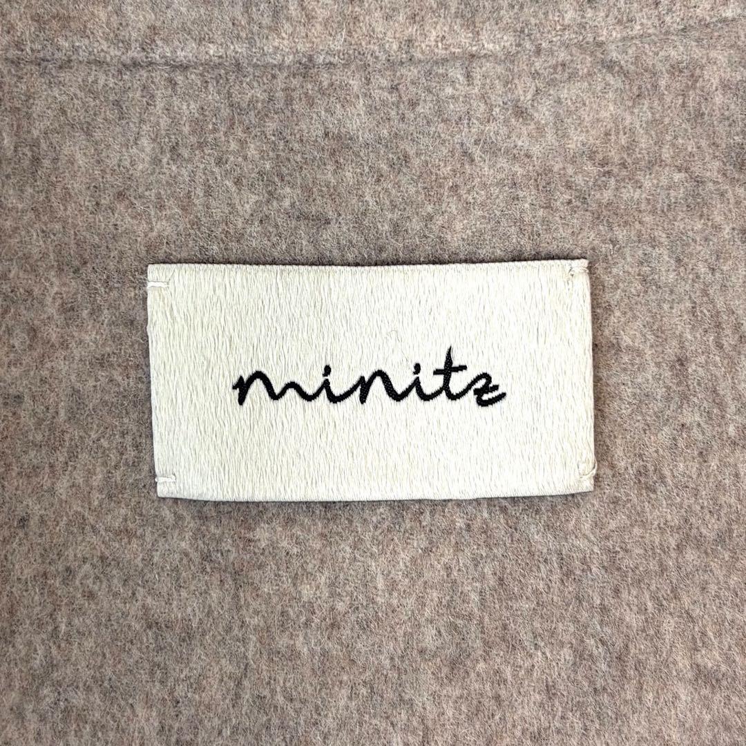 23AW✨️未使用級　ミニッツ　ショートコート　ウールリバー仕立て　モカベージュ