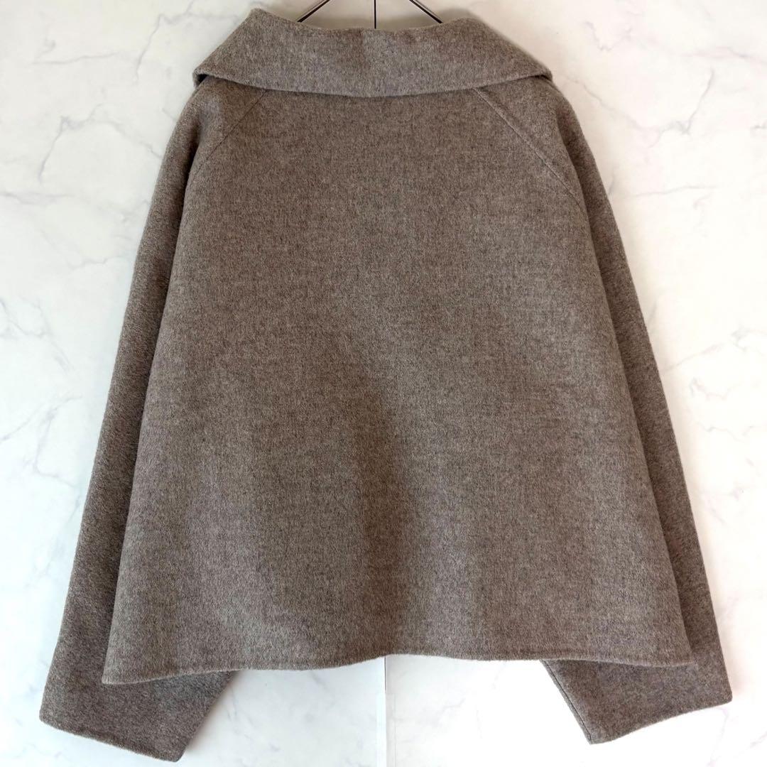 23AW✨️未使用級　ミニッツ　ショートコート　ウールリバー仕立て　モカベージュ