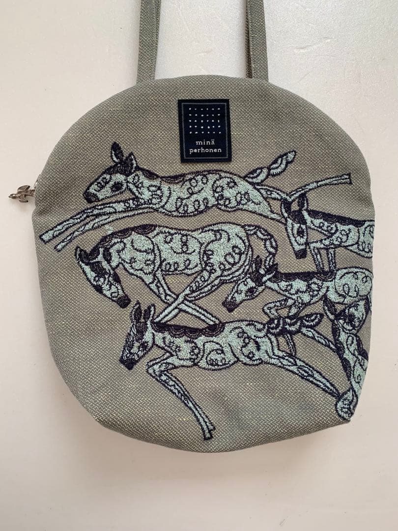 ミナペルホネン muffin bag papurikko 新品タグ付き