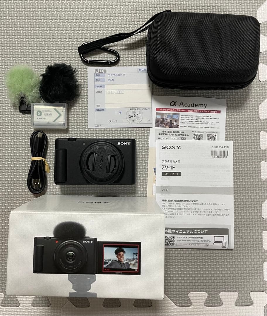 SONY VLOGCAM ZV-1F ブラック