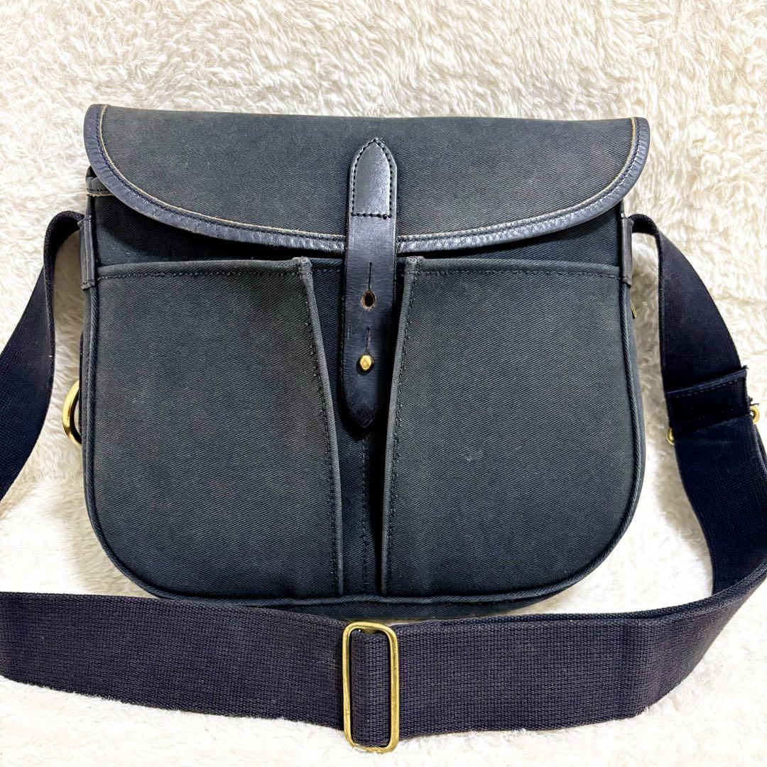 ブレディ　ショルダーバッグ　斜め掛け　キャンバス　レザー　牛革　イギリス製