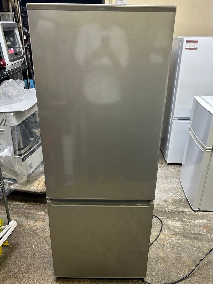 アクア 201L 冷凍冷蔵庫 2023年製 AQR-20N ブラッシュシルバー