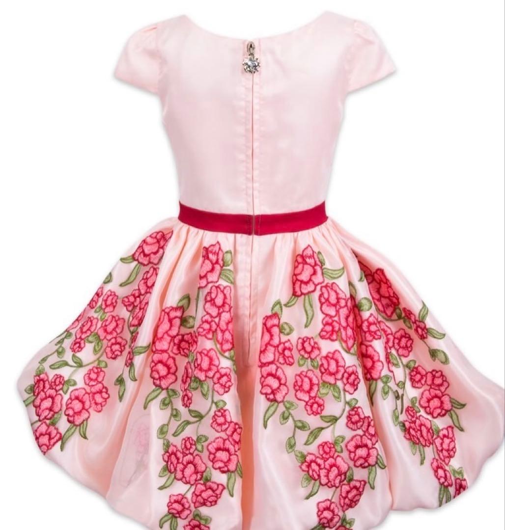 【美品】 完売品 美女と野獣 ベル ドレス 海外限定 120 プリンセス　発表会