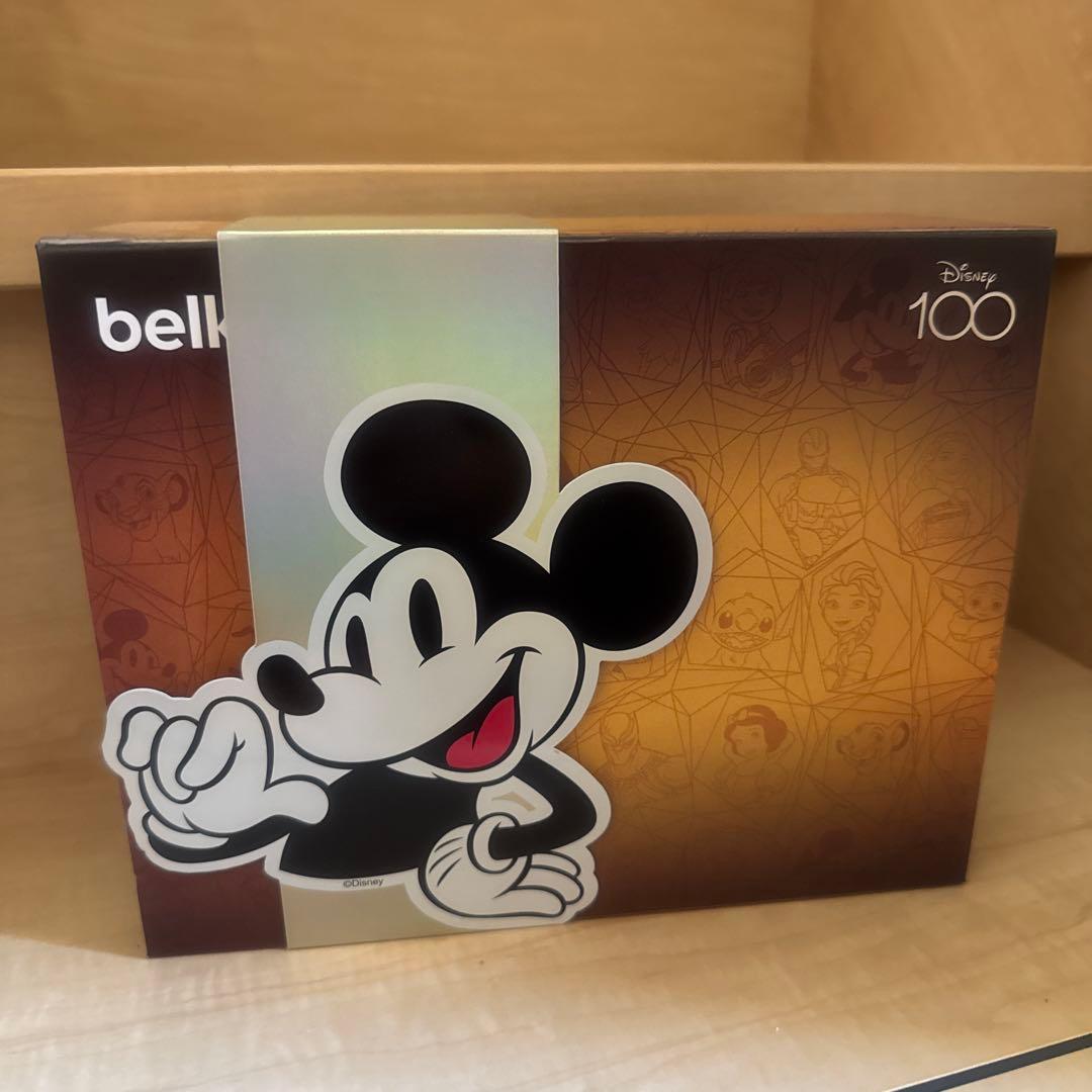 Belkin ディズニー100周年限定 ケーブル モバイルバッテリー急速充電器