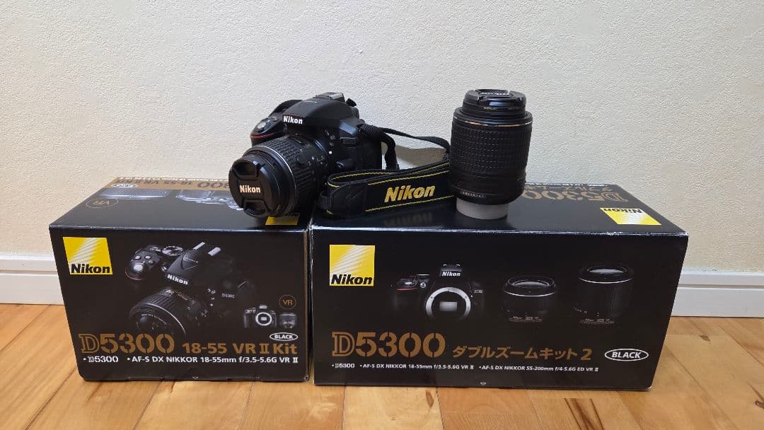 NikonD5300 ダブルズームキット2 説明書あり