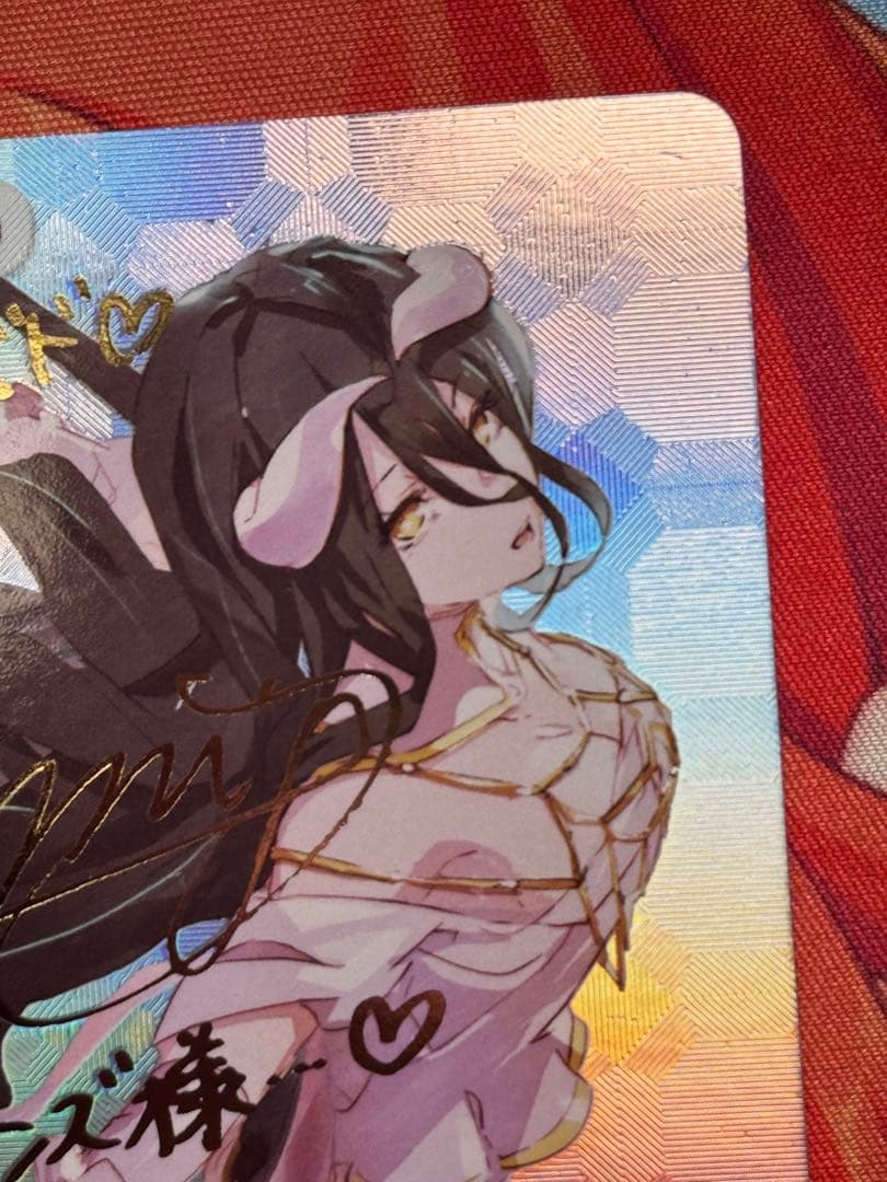 chaostcg オーバーロード 慈悲深き純白の悪魔 アルベド SP サイン