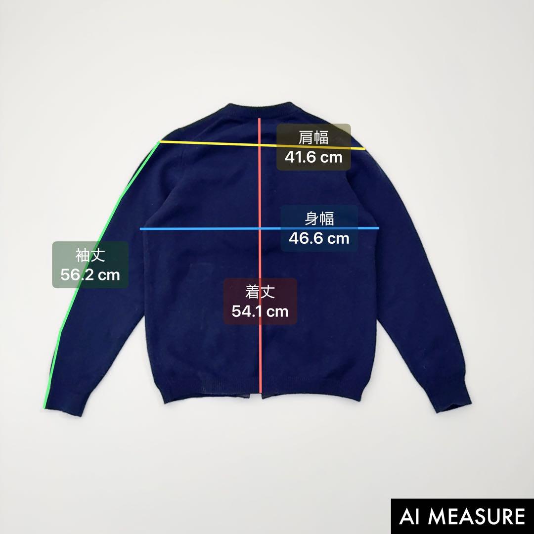 Ballantyne カシミヤ ニット 金釦 カーディガン ネイビー 36