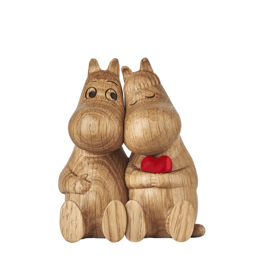 ムーミン＆スノークのお嬢さん　木製フィギュア