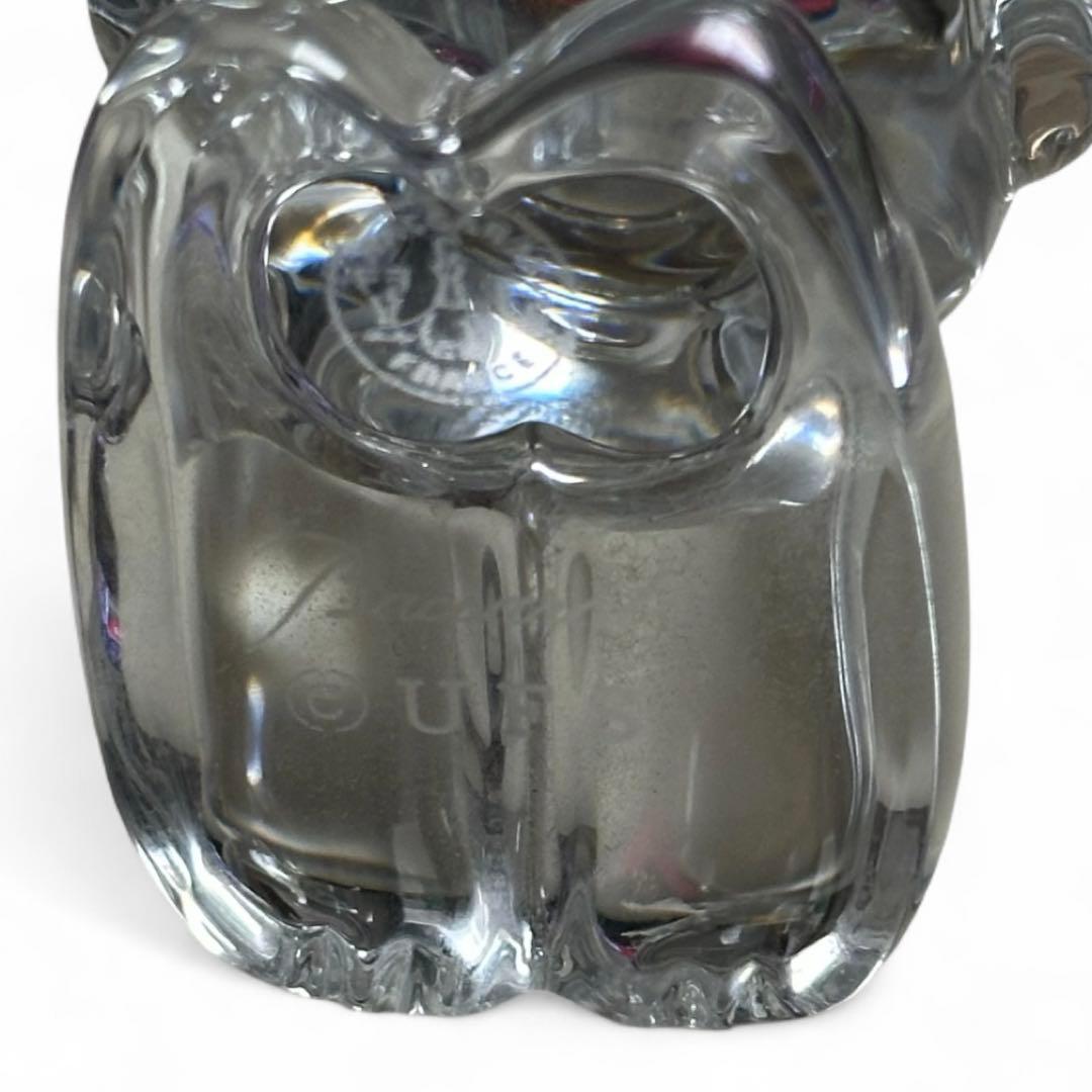 Baccarat ×Snoopy バカラ　スヌーピー王冠　クリスタル　置物