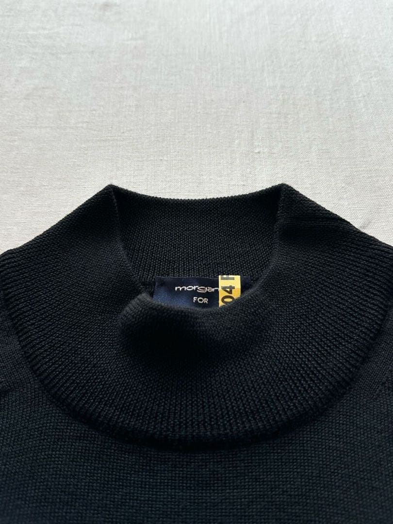 【美品】MORGANO per BEAMS F モルガーノ モクネックセーター